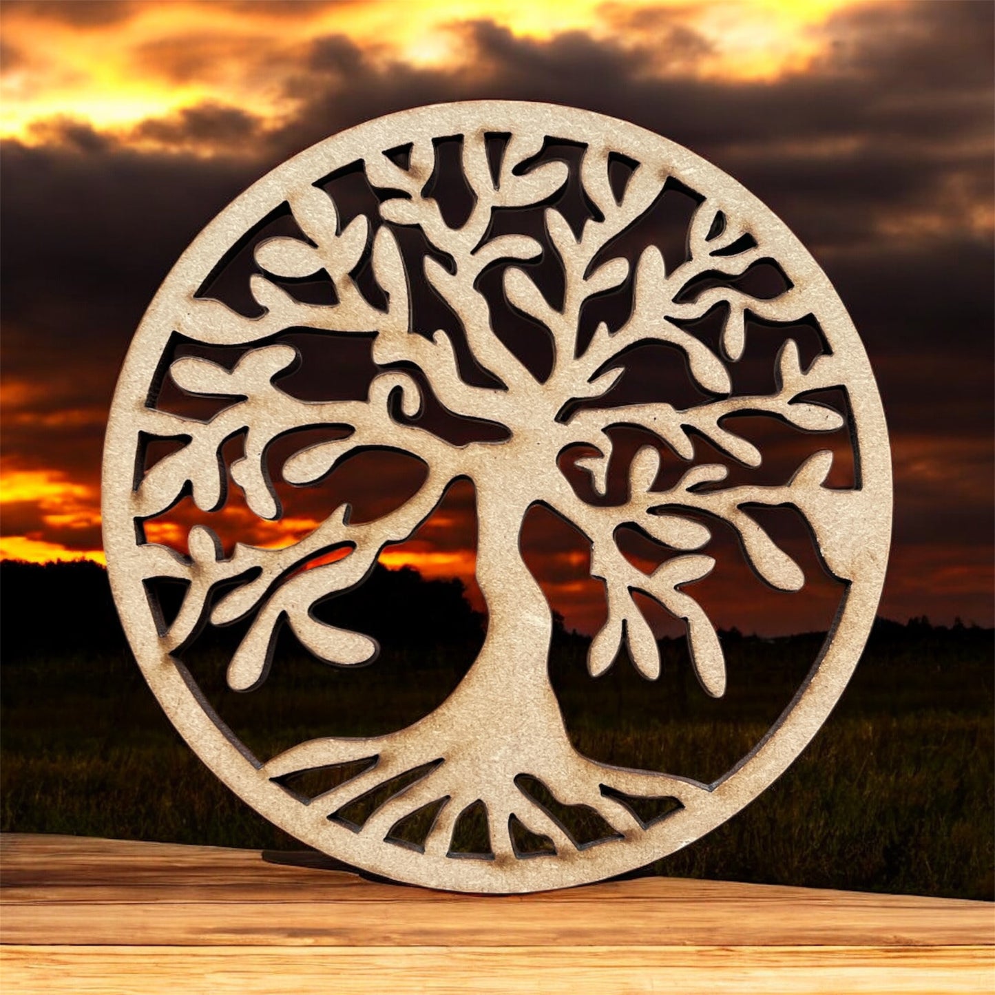 Plaque en bois