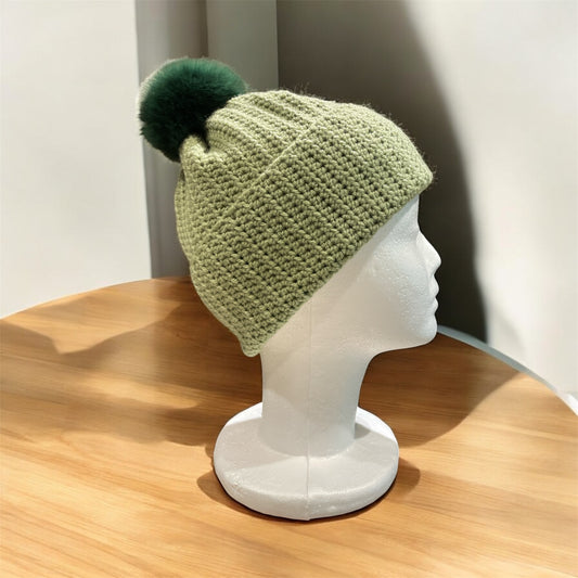 Bonnet vert pastel