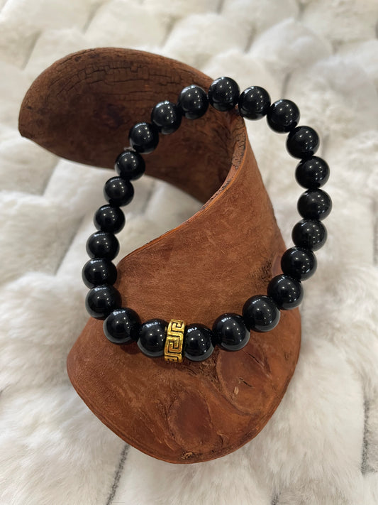 Bracelet Obsidienne noire