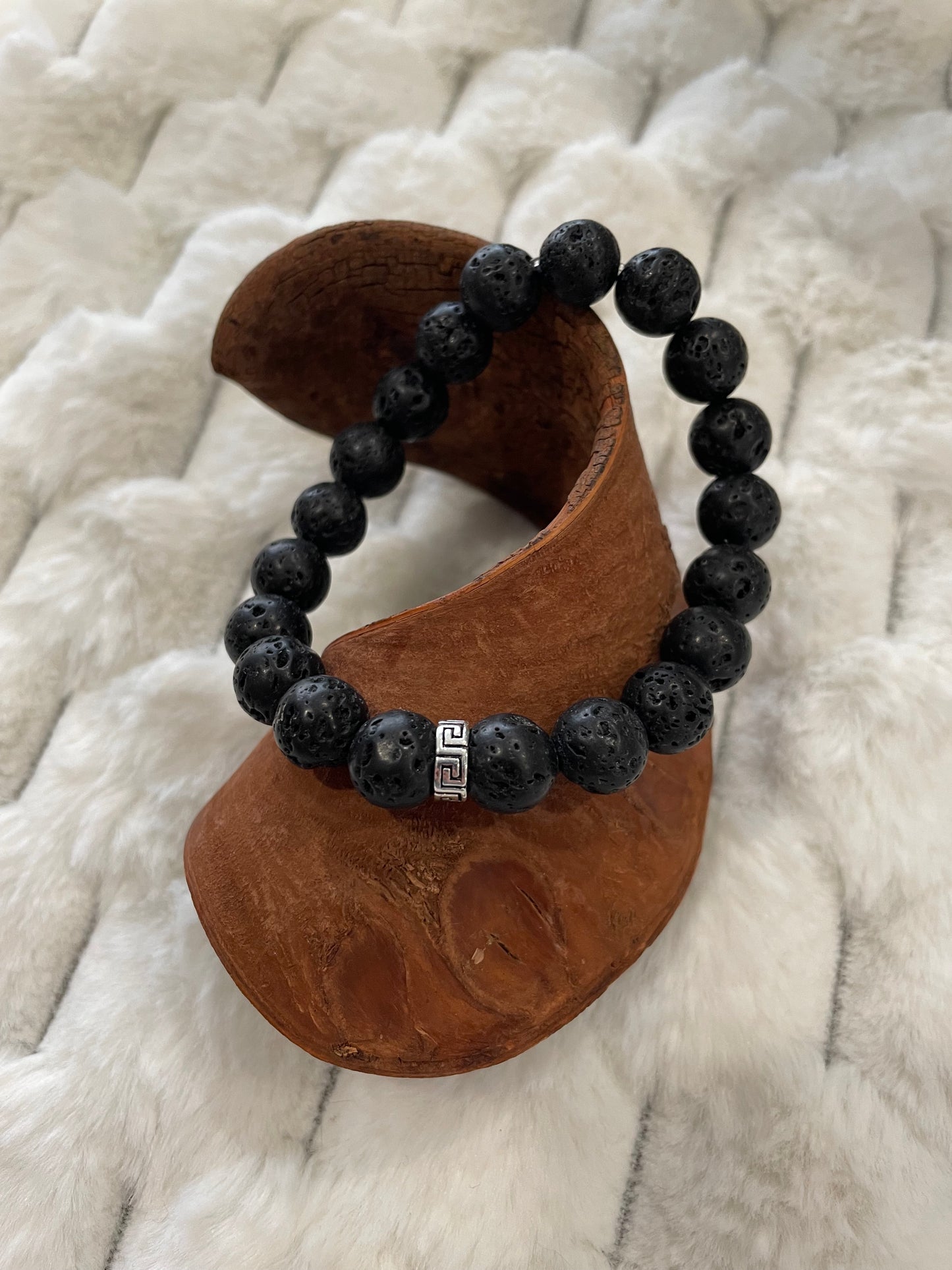 Bracelet Pierre de Lave