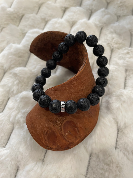 Bracelet Pierre de Lave