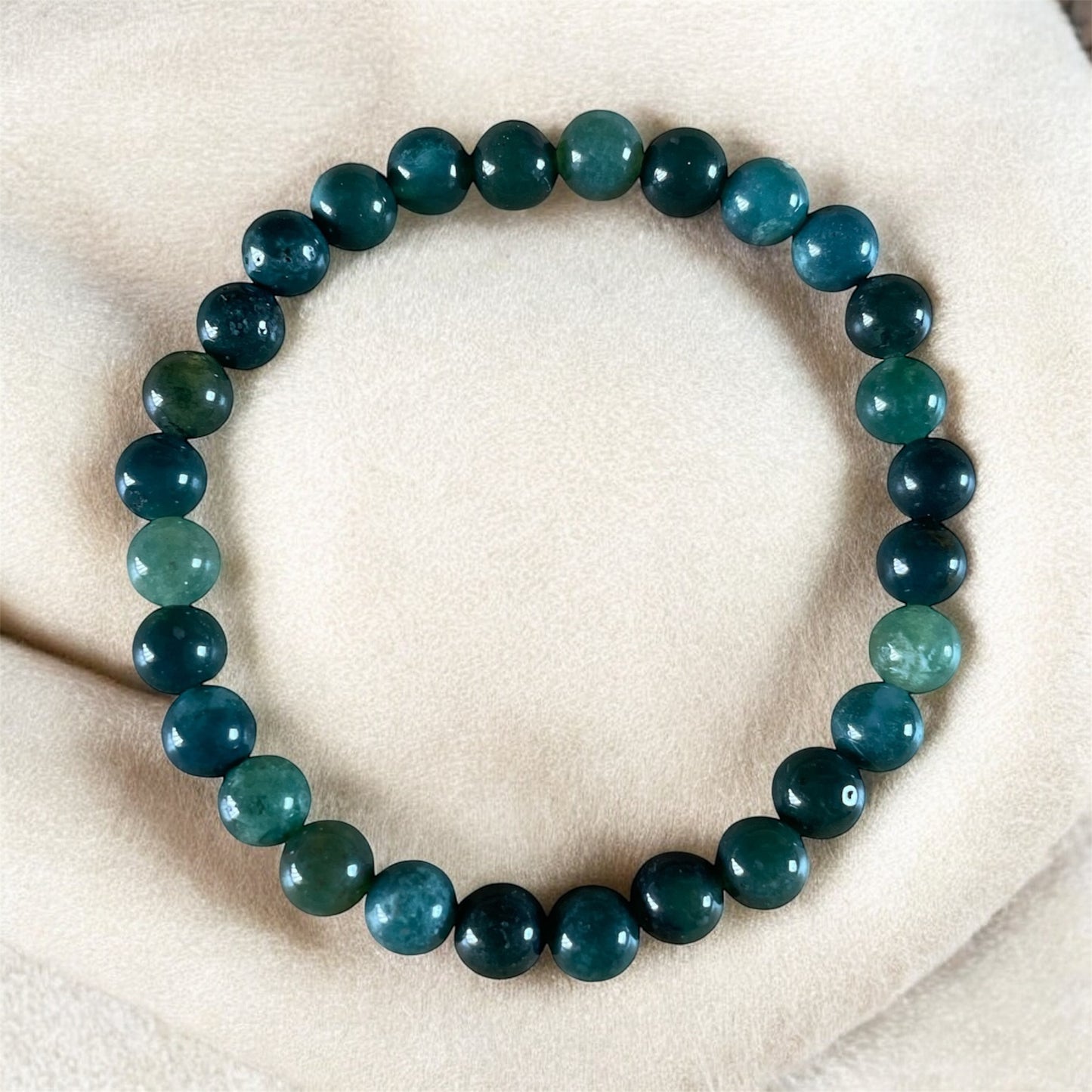 Bracelet Agate Mousse
